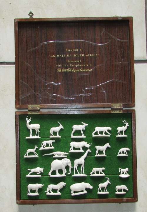 Coca Cola Souvenir Collection of Animals in South Africa **Boxed Set**