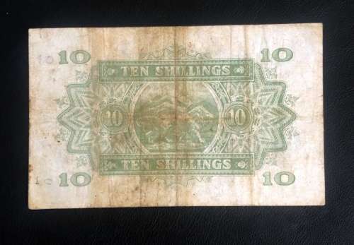 East Africa - 1954 Queen Elizabeth 10 Shillings