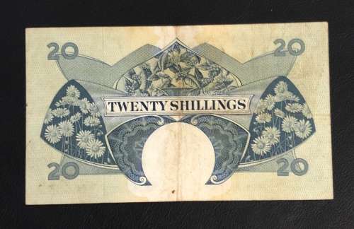 East Africa - 20 Shillings Note ( Catalogue $400 in UNC )