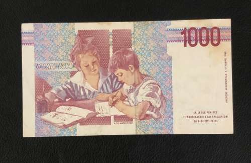 Italy - 1990 1000 Lire Note