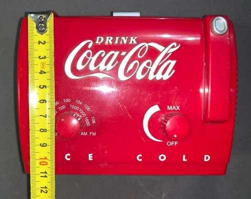 Vintage Retro Coca Cola Collectors Radio from the 1990`s