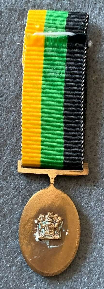 MK Miniature 10 Year Service Medal (Bronze)
