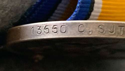 Full Size WW1 British Trio:13550 SJT A.W.Patrick - Manchester Regiment