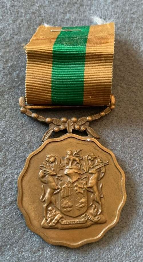 SADF - Full Size Good Service Medal - Number 82056