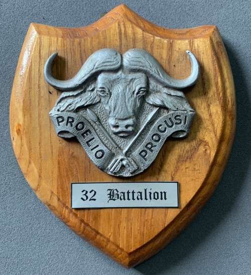 SADF - 32 Battalion Plaque