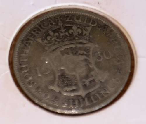 Union of South Africa - 1930 Silver Half Crown