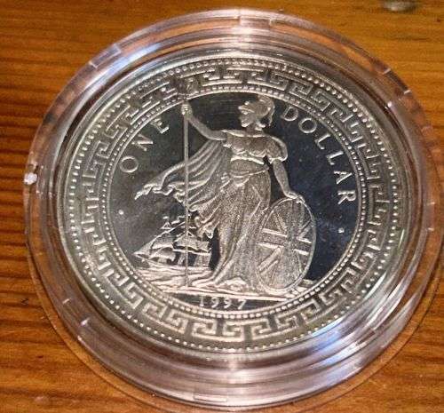 British Royal Mint - 1997 Silver Trade Dollar