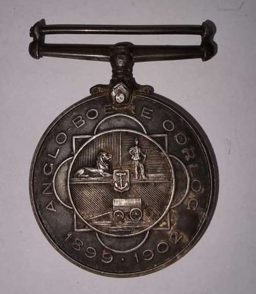 Boer War ABO Medal to:Burger D.J.Esterhuizen Wolmaransstad Commando