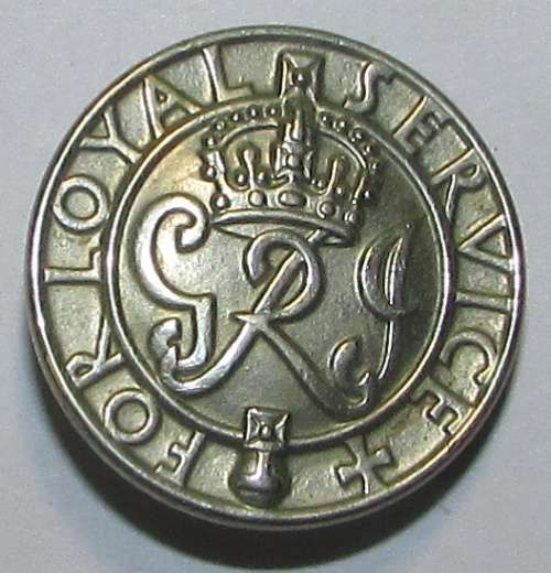 WW2 Kings For Loyal Service Lapel Badge