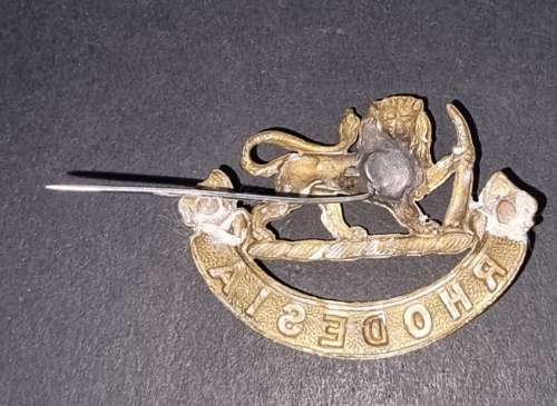 Rhodesia - Services Corps Cap Badge