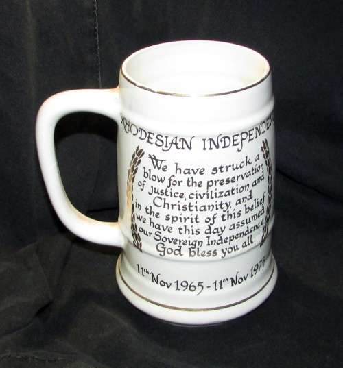 Rhodesia - Independance Beer Mug