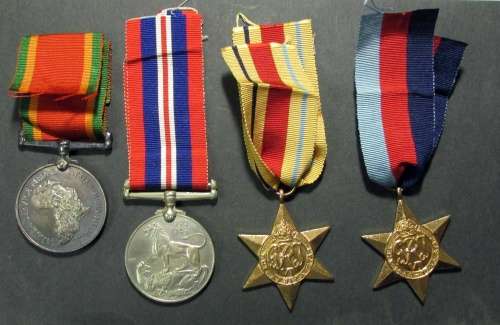 Van Der Merwe Family Group - World War One (MID) and World War Two(KIA)