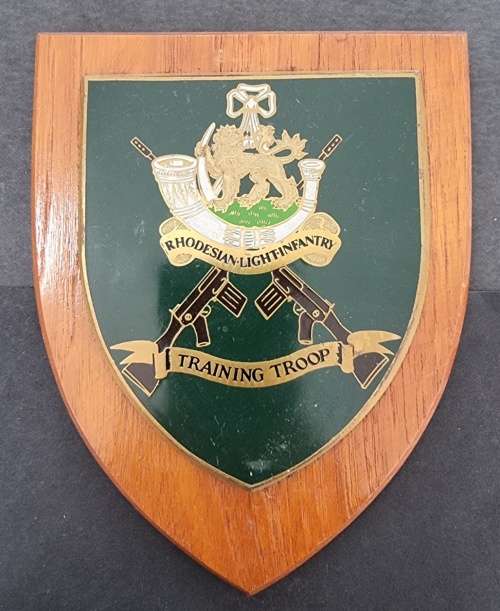 Rhodesia - Light Infantry (RLi) Training Troop Plaque