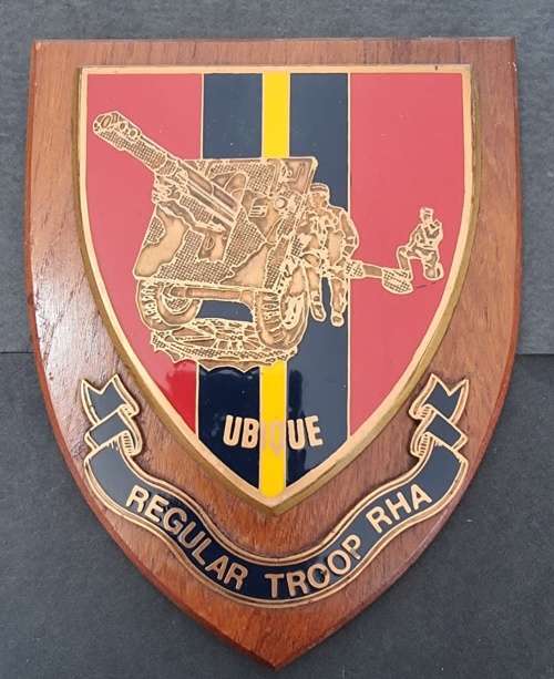 Rhodesia - Artillery ` Regular Troop ` Plaque