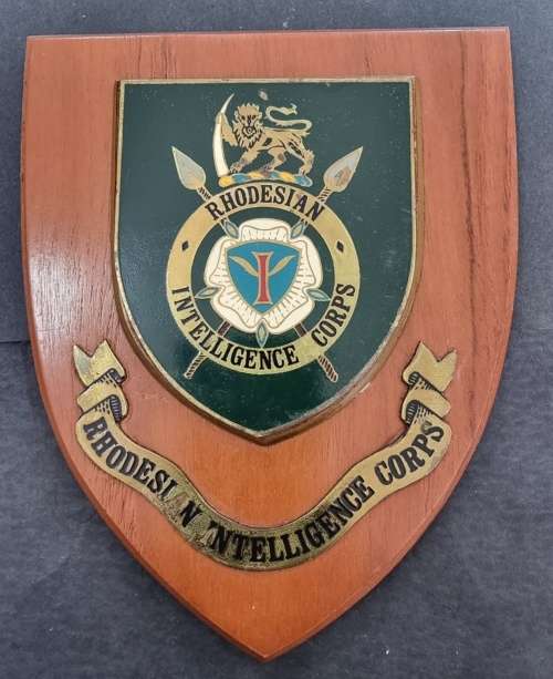 Rhodesia - Intelligence Corps Plaque