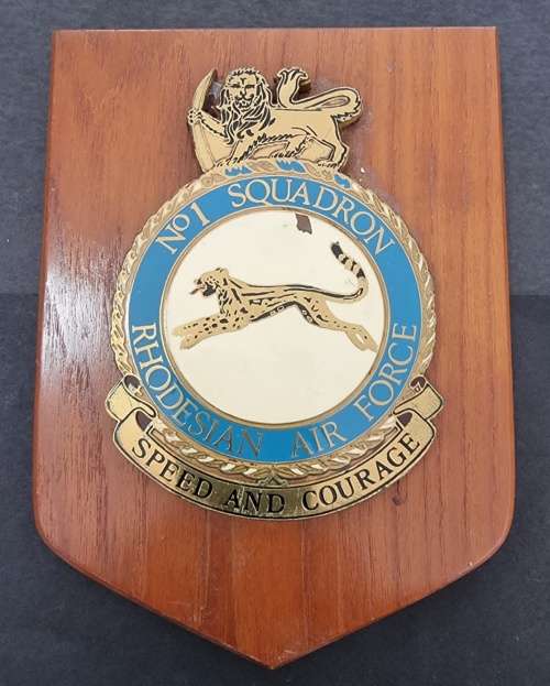 Rhodesia - Air Force 1 Squadron Plaque