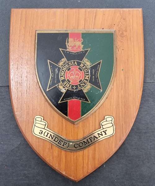 Rhodesia - Regiment 3 (Indep) Company Plaque