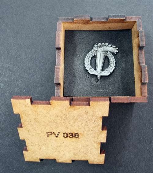 SA Army - 44 Parachute Brigade Mess Dress Pathfinders Breast Badge - Numbered