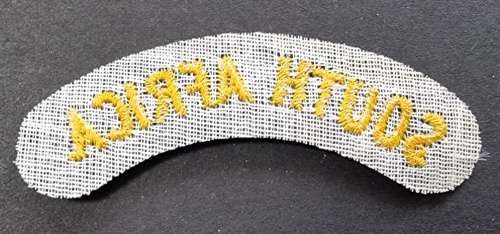 SADF - Navy Shoulder Title