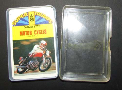 Vintage Super Trumps Playing Cards - Motor Cycles