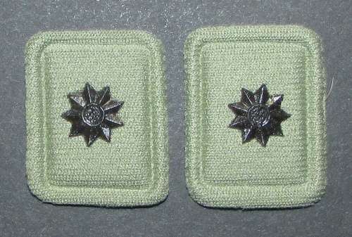 SA Army Second Lieutenant Rank Pair