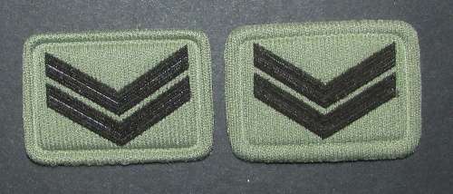 SA Army Corporal Rank Pair