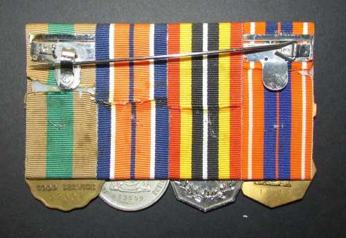 SADF - Full Size 10 Year Good Service Medal Group - Pro Patria/Southern Africa/General Service/10 Ye
