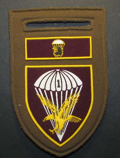 SADF - 1 Parachute Battalion with 44 Parachute HQ Command Bar Tupper Flash