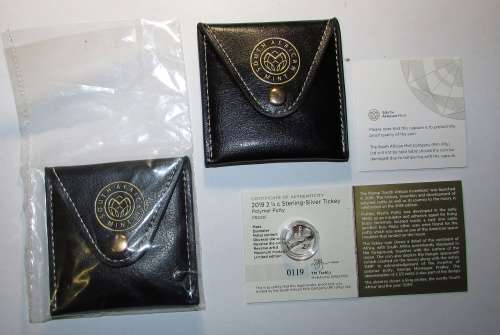 2019 SA Mint Silver Flypress Tickey - Polymer Putty ( Sealed 13 Available )