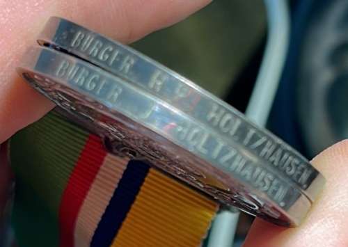 Brothers - Full Size ABO/LVW Medals to the Holtzhausen Brothers - Both POW`S