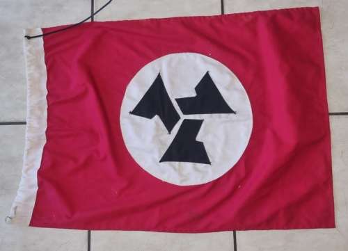 The Afrikaner Weerstandsbeweging/Afrikaner Resistance Movement (AWB) Storm Flag - Top Condition