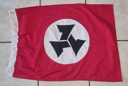 The Afrikaner Weerstandsbeweging/Afrikaner Resistance Movement (AWB) Storm Flag - Top Condition