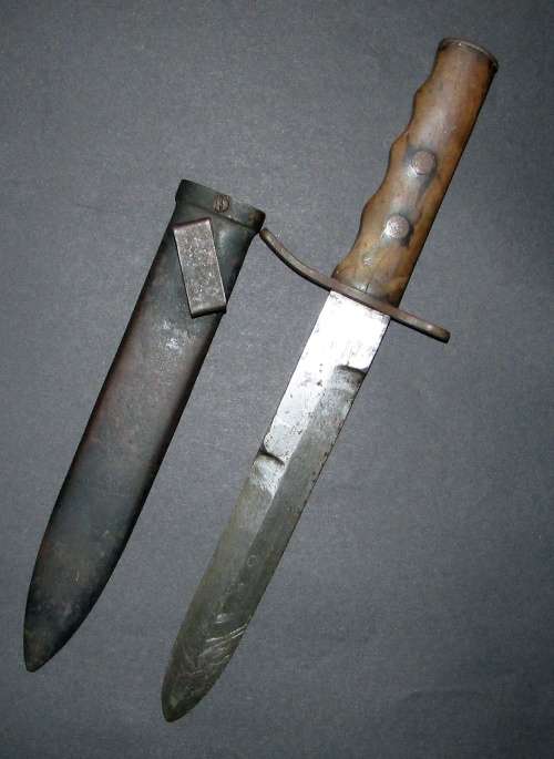 M.V.S.N Italian Facist Bayonet with Scabbard