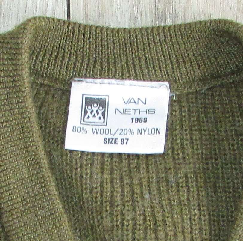 SA Brown/Camo Jersey Dated 1989 - Size 97