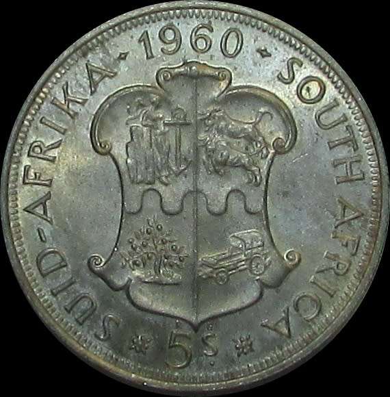 1960 Silver Union of South Africa Silver Crown