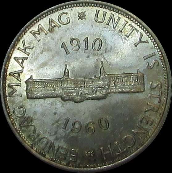 1960 Silver Union of South Africa Silver Crown