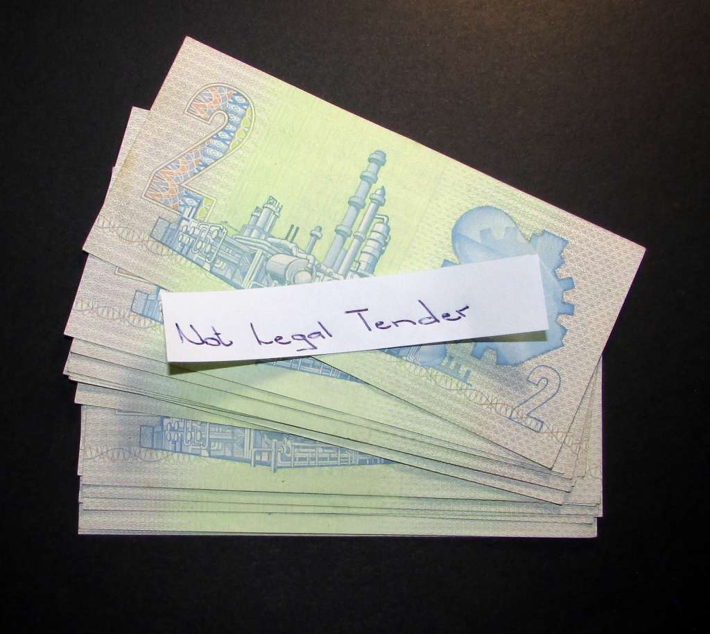 South Africa - Gehard De Kock 17 by 2 Rand Notes in Sequence