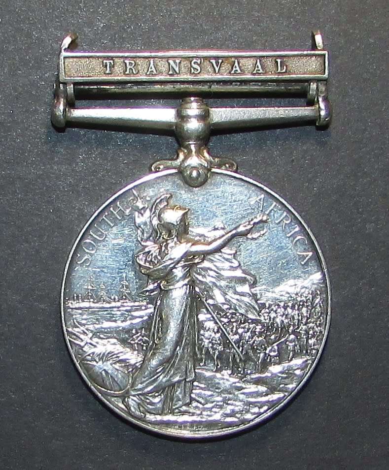 Full Size Queen South Africa (QSA) Medal:Mr.J Brennan Imp.Mil.RLY