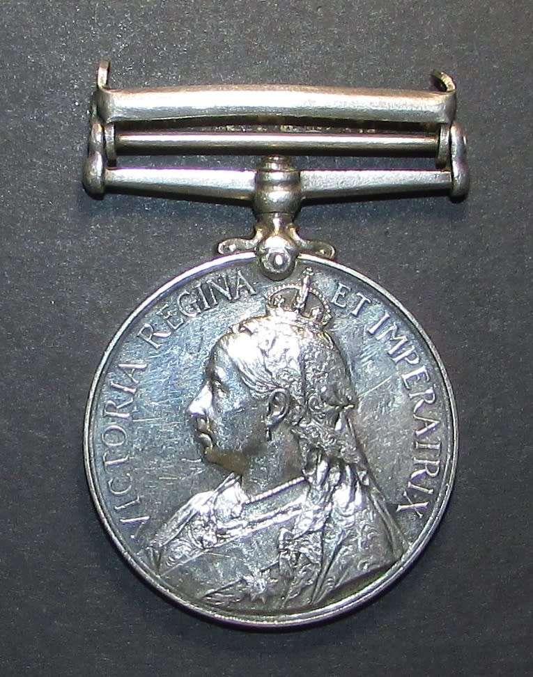 Full Size Queen South Africa (QSA) Medal:Mr.J Brennan Imp.Mil.RLY
