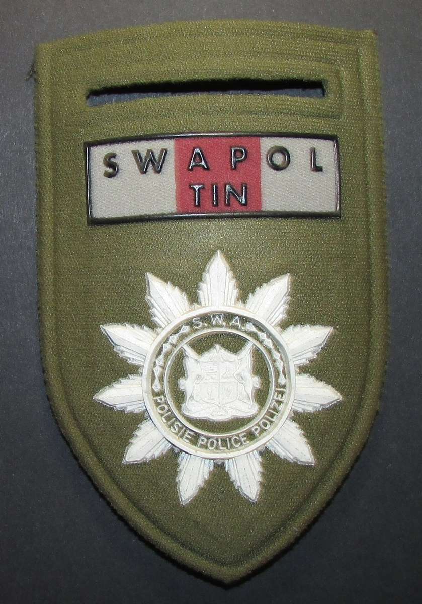 South West Africa Police Tin Tupper Flash