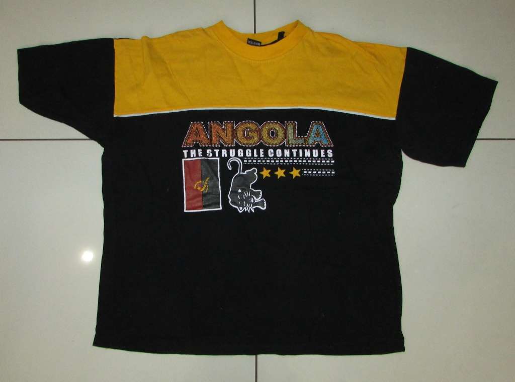 Angola `The Struggle Continues ` T Shirt