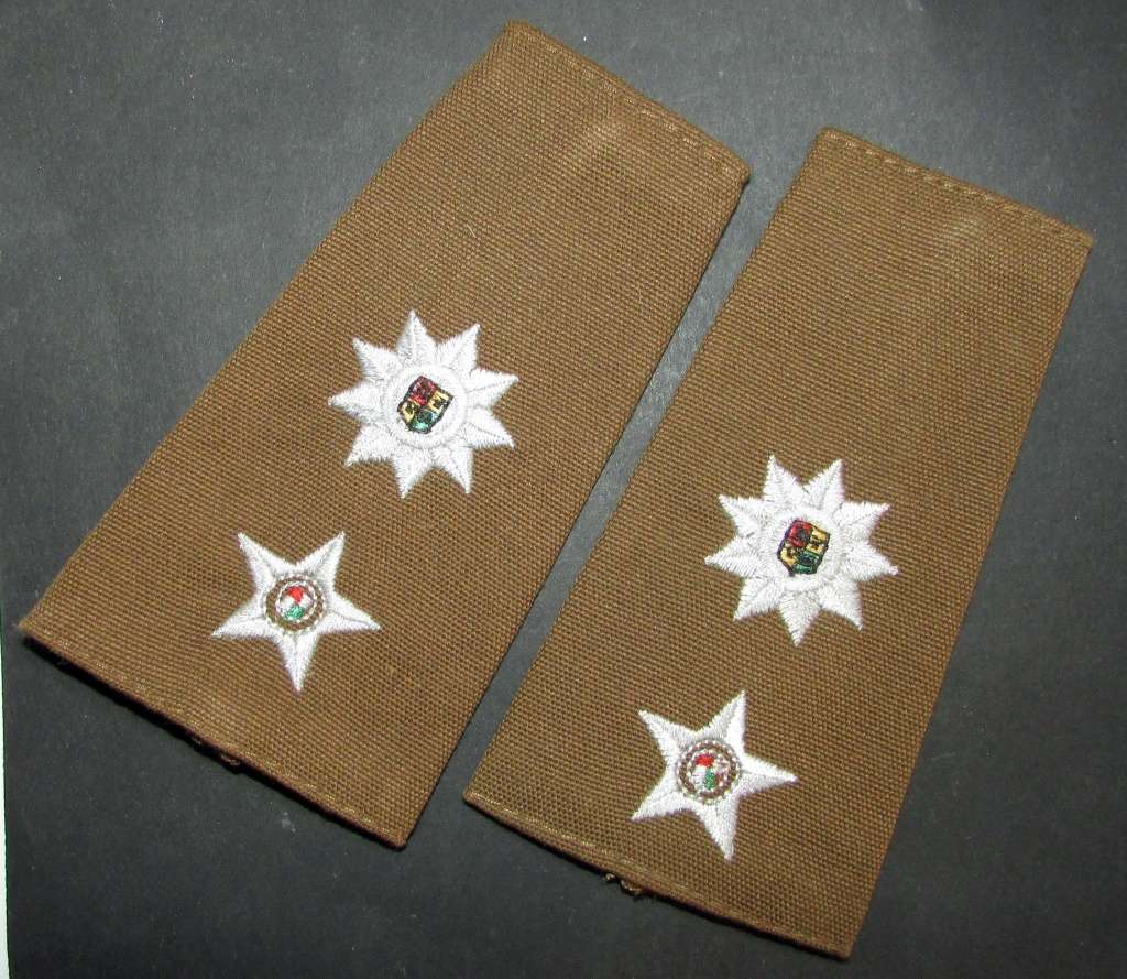 SA Army Slip on Ranks