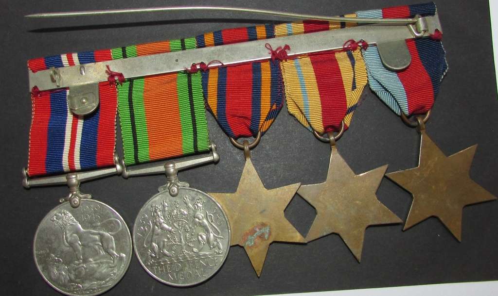 Full Size World War Two Burma Star Group of 6