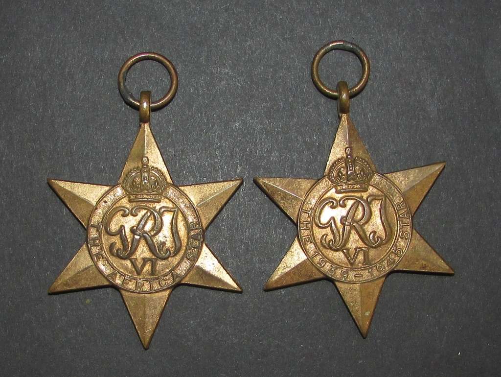 Full Size World War Two 1939/Africa Star Pair: 28092 G.R.Brookman