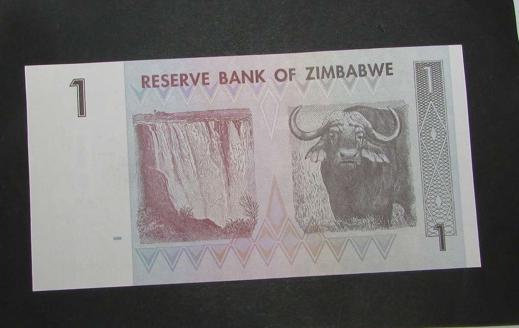 Reserve Bank of Zimbabwe One Dollar Note  - UNC