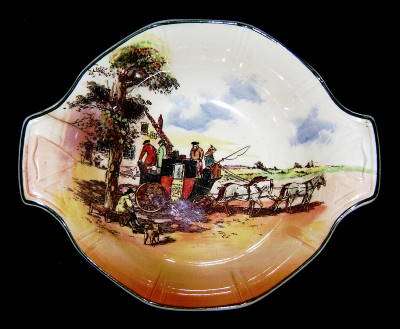 Royal Doulton Bowl - Coaching Scenes