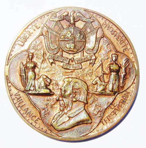 Very Rare - 1900 St.Helena Prisoner of War Medal ( Hern No 298 )