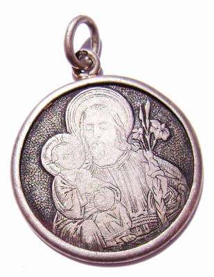 Sterling Silver Religious Pendant