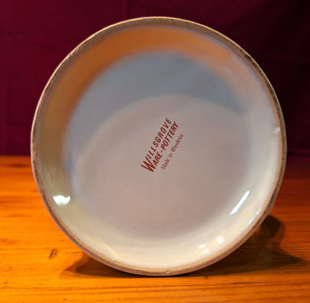 Terrier Dog - Beer Mug made in Rhodesia - Willsgrove Ware - Pottery