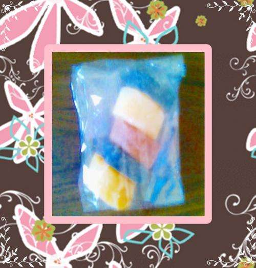 NEW SEALED IN PACKAGE! Herbal handsoap made from natural olive leaf oils. SHAPE=ROUND SWIRLS